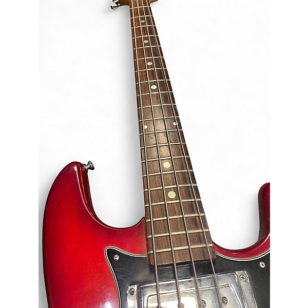 Used 2002 Epiphone QINGDAO BASS CHERRY BURST Electric Bass Guitar