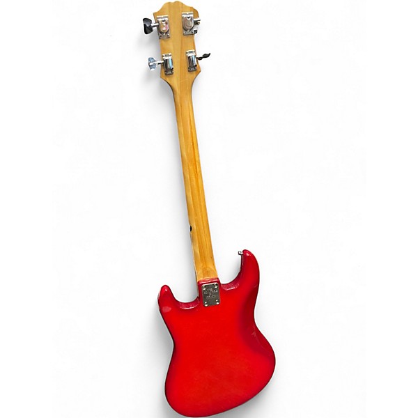 Used 2002 Epiphone QINGDAO BASS CHERRY BURST Electric Bass Guitar