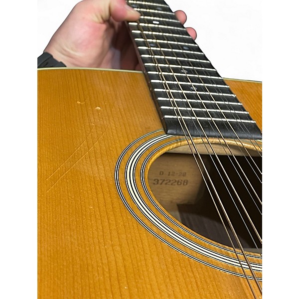 Vintage 1974 Martin D 12-28 Natural 12 String Acoustic Guitar