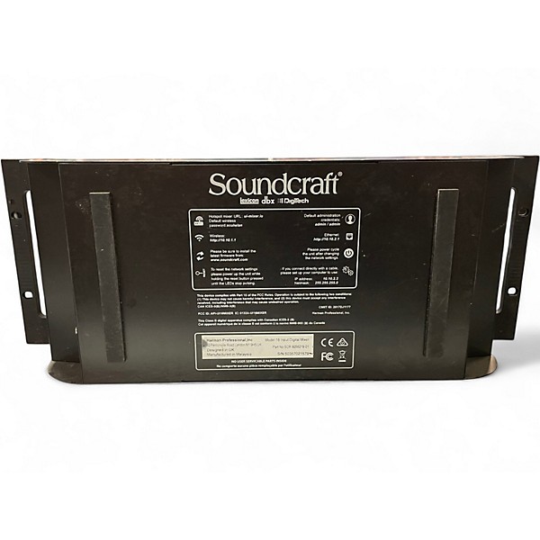 Used Soundcraft Ui16 Digital Mixer With Wi-Fi Router Digital Mixer