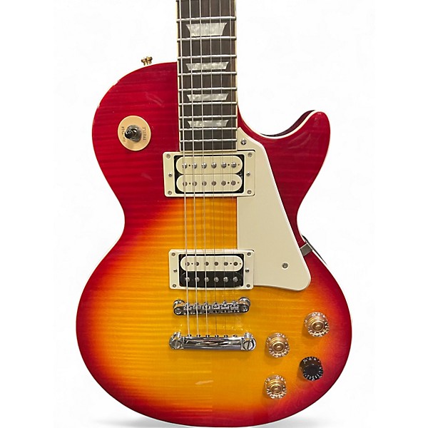 Used Epiphone Les Paul Standard Pro Cherry Sunburst Solid Body Electric Guitar