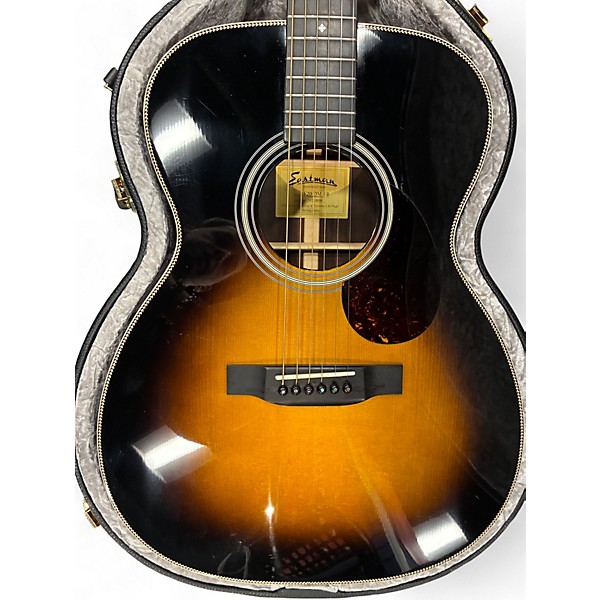 Used Eastman E20 OM 2 Color Sunburst Acoustic Guitar