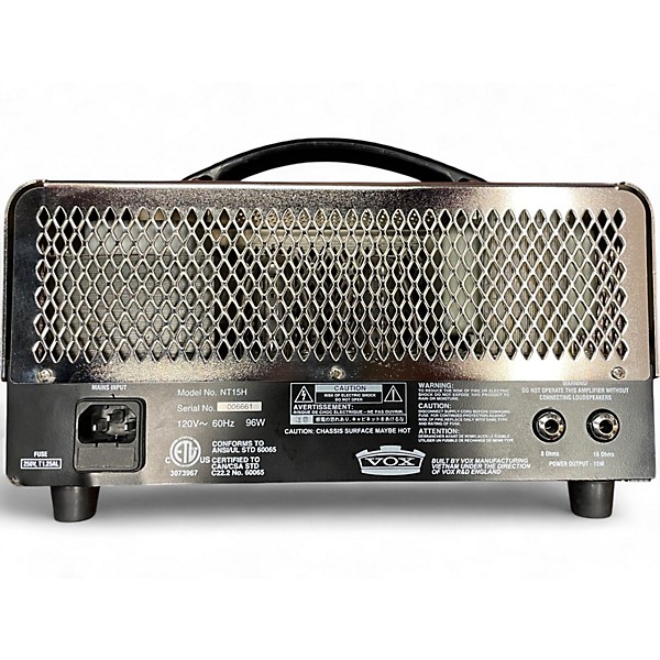 Used VOX NT15H Night Train 15W Tube Guitar Amp Head