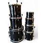 Used Pearl 7 Piece Reference Pure Black Drum Kit