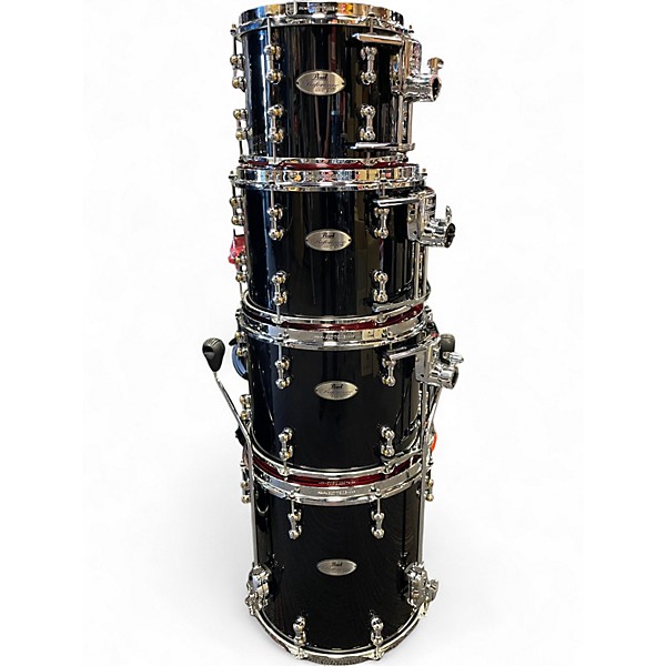 Used Pearl 7 Piece Reference Pure Black Drum Kit