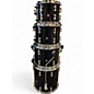 Used Pearl 7 Piece Reference Pure Black Drum Kit