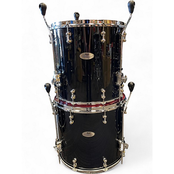 Used Pearl 7 Piece Reference Pure Black Drum Kit