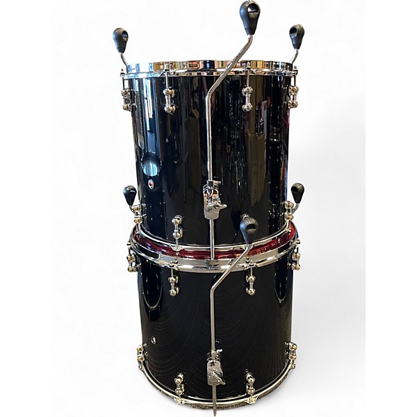 Used Pearl 7 Piece Reference Pure Black Drum Kit