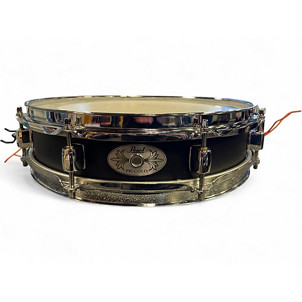 Used Pearl 13X3 Piccolo Steel Black Drum