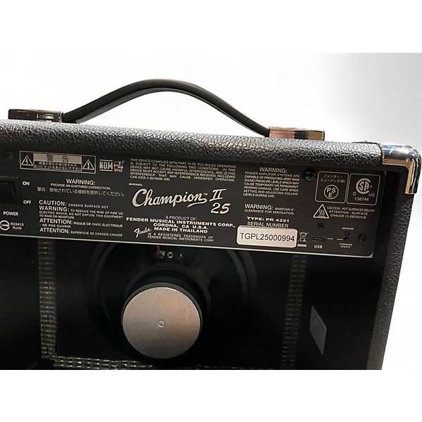 Used Fender Champion II 25 Guitar Combo Amp
