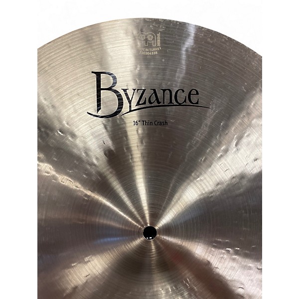 Used MEINL 16in Byzance Thin Crash Cymbal