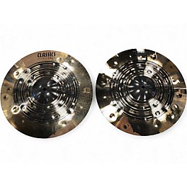 Used MEINL 14in Classics Custom Dual Hi Hat Pair Cymbal