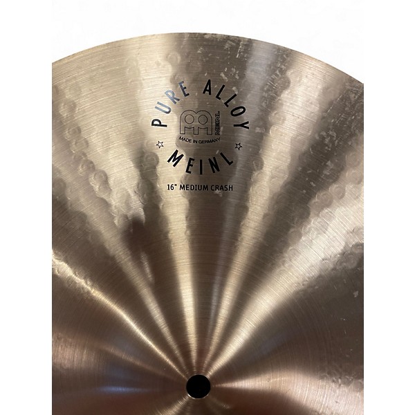 Used MEINL 16in Pure Alloy Medium Crash Cymbal