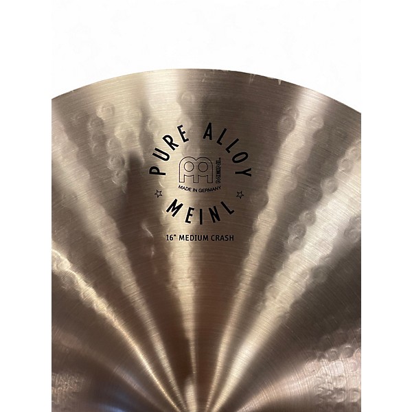 Used MEINL 16in Pure Alloy Medium Crash Cymbal