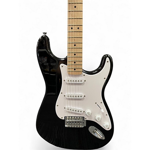 Used Squier sonic stratocaster Black Solid Body Electric Guitar