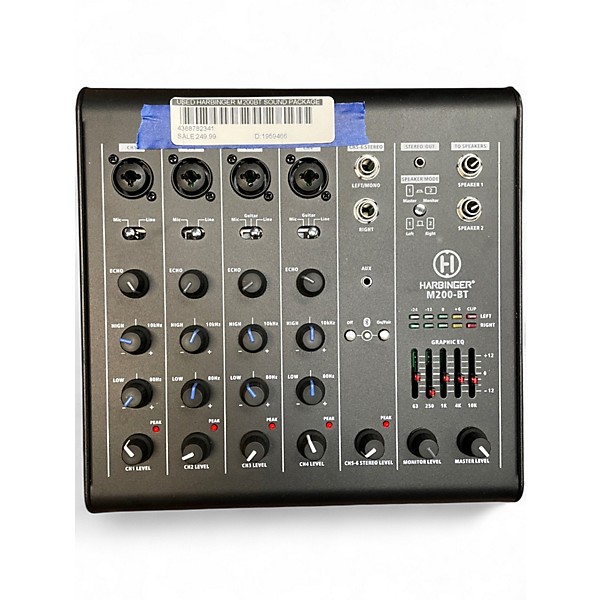 Used Harbinger m200bt Sound Package
