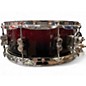 Used PDP by DW 5X14 Concept Series Snare Red to Black Fade Drum