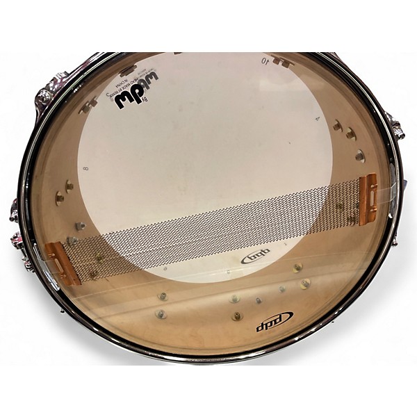 Used PDP by DW 5X14 Concept Series Snare Red to Black Fade Drum