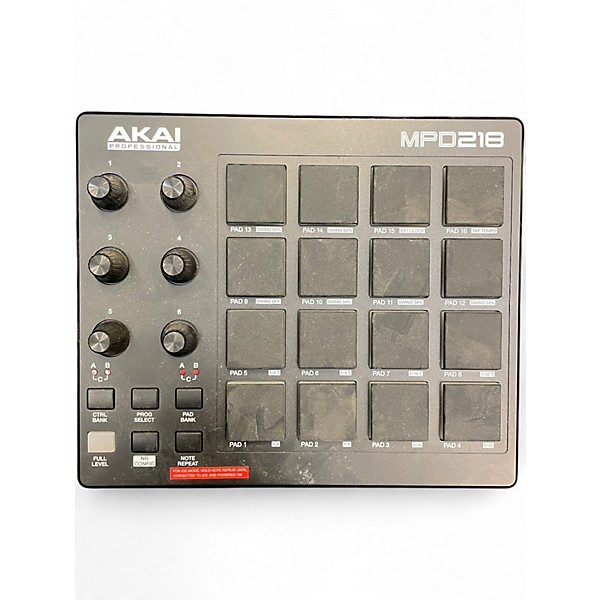 Used Akai Professional MPD218 MIDI Controller