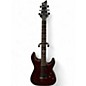 Used Schecter Guitar Research Damien Elite 6 Crimson Red Trans Solid Body Electric Guitar thumbnail