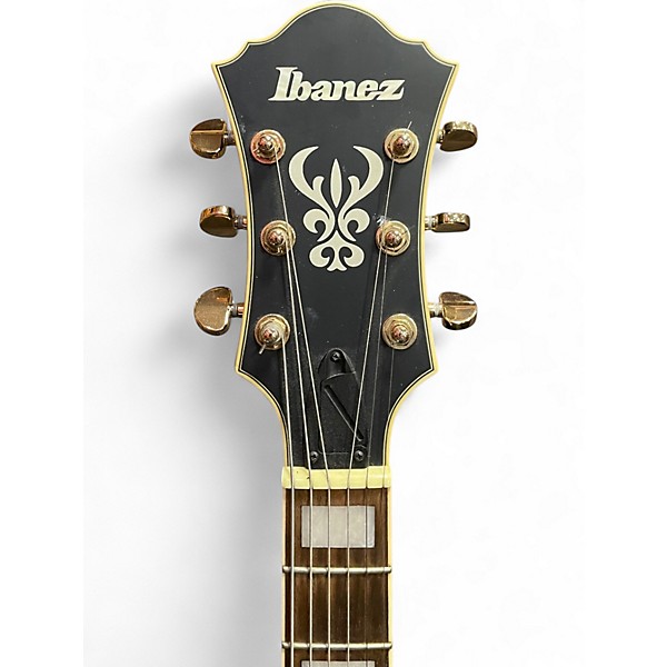 Used Ibanez AF75G Black Hollow Body Electric Guitar