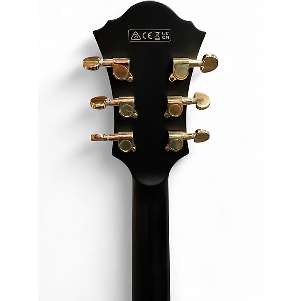 Used Ibanez AF75G Black Hollow Body Electric Guitar