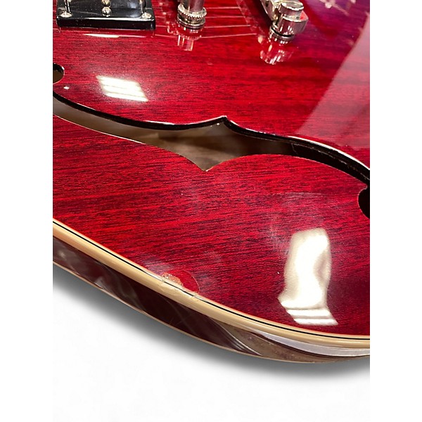 Used Guild SF1-DC Charcoal Red Hollow Body Electric Guitar