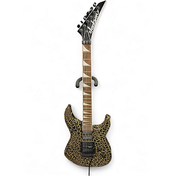 Used Jackson Soloist SL3X YELLOW CRACKLE Solid Body Electric Guitar