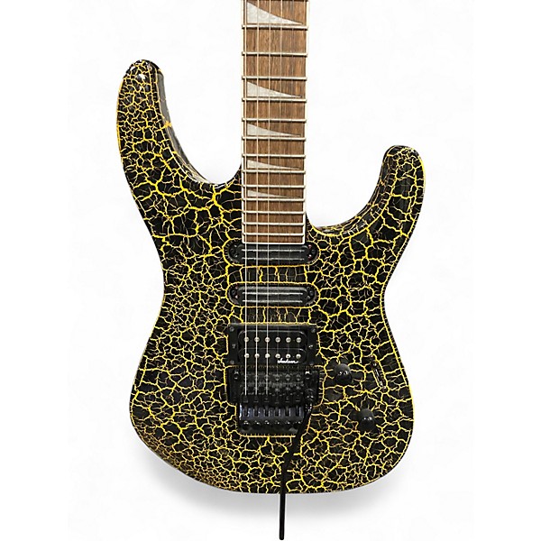 Used Jackson Soloist SL3X YELLOW CRACKLE Solid Body Electric Guitar