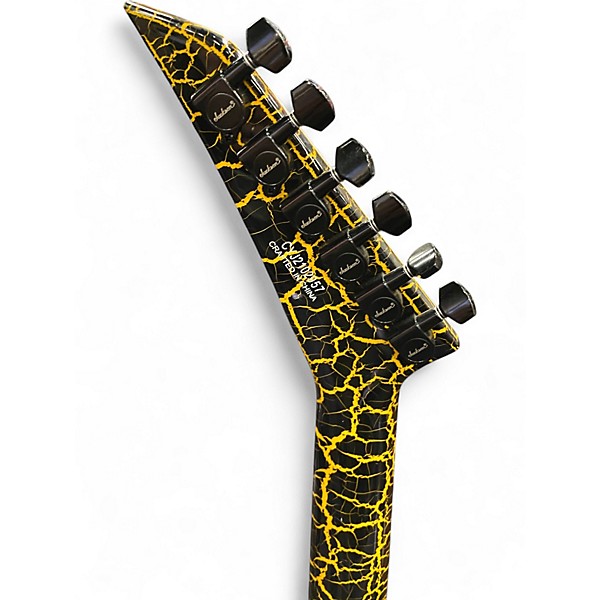 Used Jackson Soloist SL3X YELLOW CRACKLE Solid Body Electric Guitar