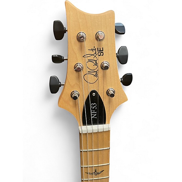Used PRS SE NF53 Black Doghair Solid Body Electric Guitar