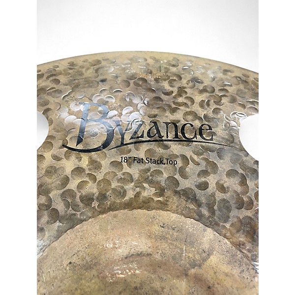 Used MEINL 18in BYZANCE FAT STACK Cymbal