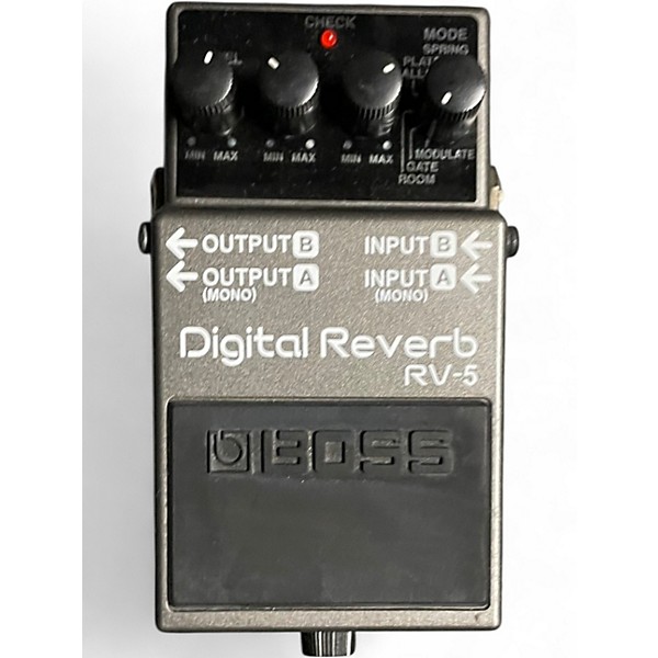 Used BOSS RV5 Digital Reverb Effect Pedal
