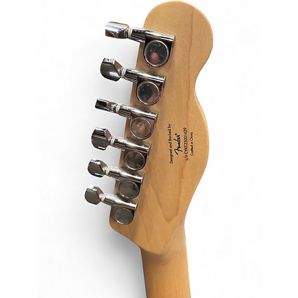 Used Squier Affinity Telecaster LH Butterscotch Solid Body Electric Guitar