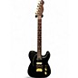 Used Fender American Mod Shop Telecaster Satin Black Solid Body Electric Guitar thumbnail