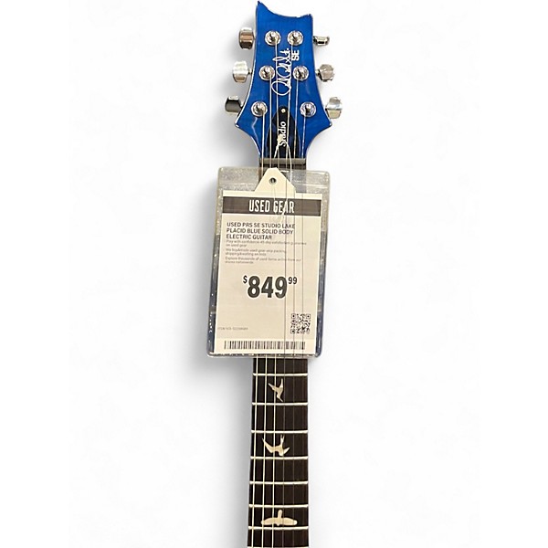 Used PRS SE Studio Lake Placid Blue Solid Body Electric Guitar