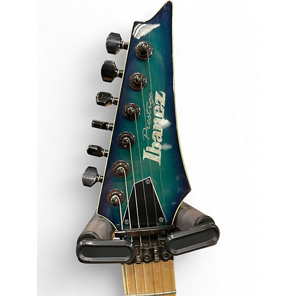 Used Ibanez RG652AHM-NGB NEBULA GREEN BURST Solid Body Electric Guitar