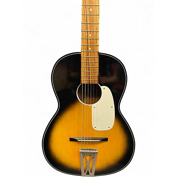 Used Prestige parlor 2 Color Sunburst Acoustic Guitar