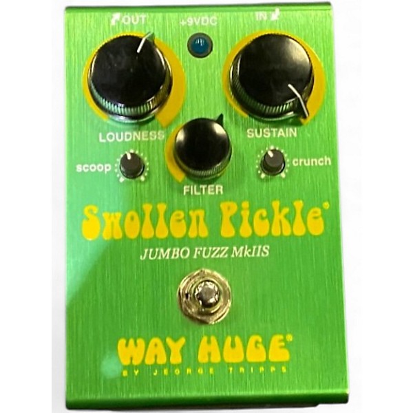 Used Way Huge Electronics WHE401 Swollen Pickle MKII Super Jumbo Fuzz Effect Pedal
