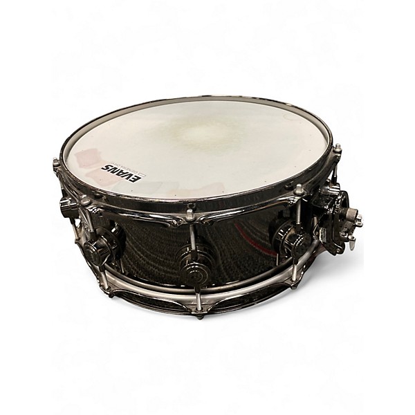 Used DW 14in Collector's Series Snare Nickel Over Brass Black Drum