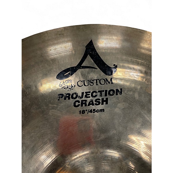Used Zildjian 18in A Custom Projection Crash Cymbal