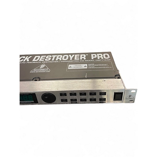 Used Behringer Feedback Destroyer Pro DSP1124P Feedback Suppressor