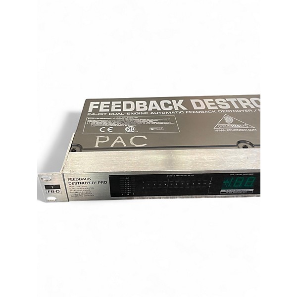 Used Behringer Feedback Destroyer Pro DSP1124P Feedback Suppressor