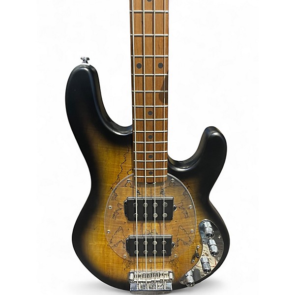 Used Sterling by Music Man RAY34HH BURL Electric Bass Guitar
