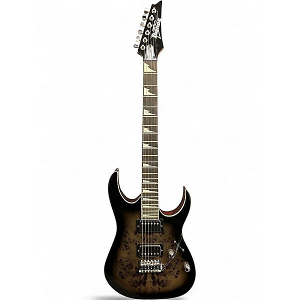 Used Ibanez GIO GRG220PA1 Black Solid Body Electric Guitar