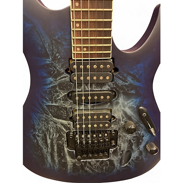 Used Ibanez  S770 Blue Matteo Solid Body Electric Guitar
