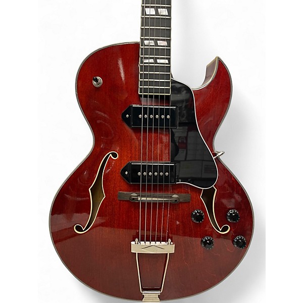 Used Eastman AR372 Vintage Cherry Hollow Body Electric Guitar