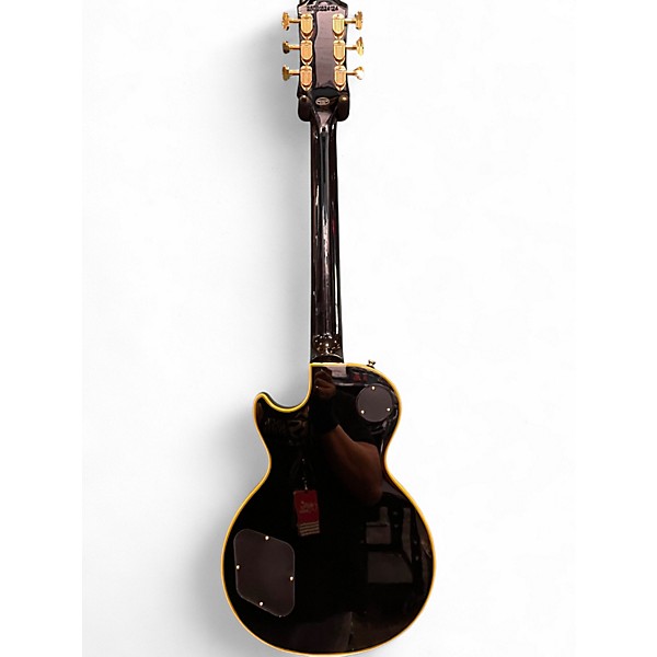 Used Epiphone Joe Bonamassa Les Paul Custom Black and Gold Solid Body Electric Guitar