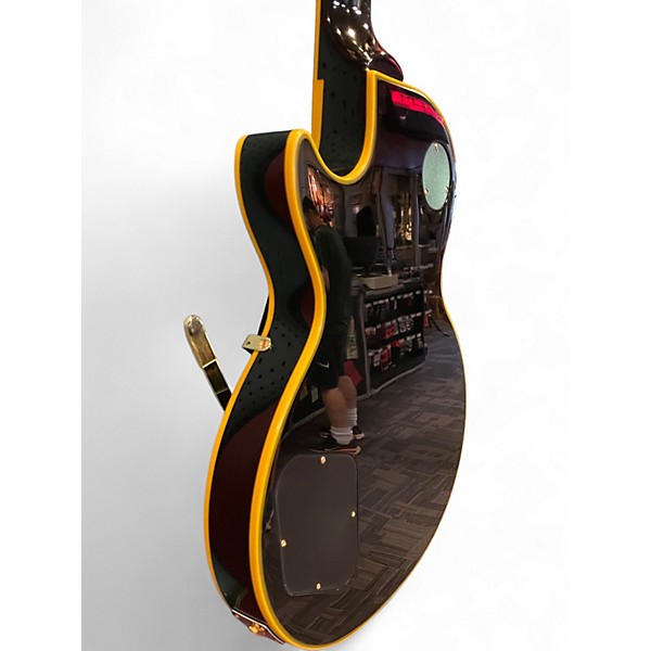 Used Epiphone Joe Bonamassa Les Paul Custom Black and Gold Solid Body Electric Guitar