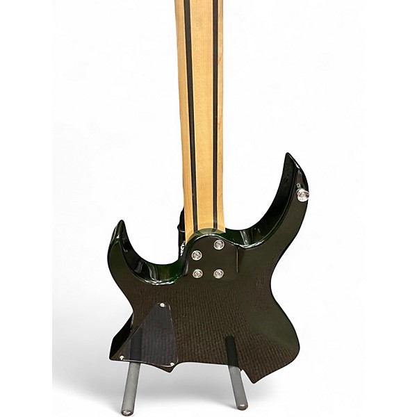 Used Boya&ziqi LIZARD-6 Headless Electric Guitar Trans Green Solid Body Electric Guitar
